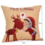 Set 4 Sarung Bantal Natal, 45 x 45 cm